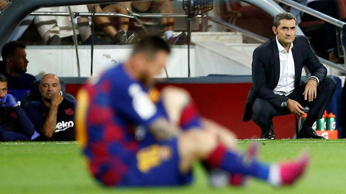 Valverde aclara por qué sustituyó a Messi