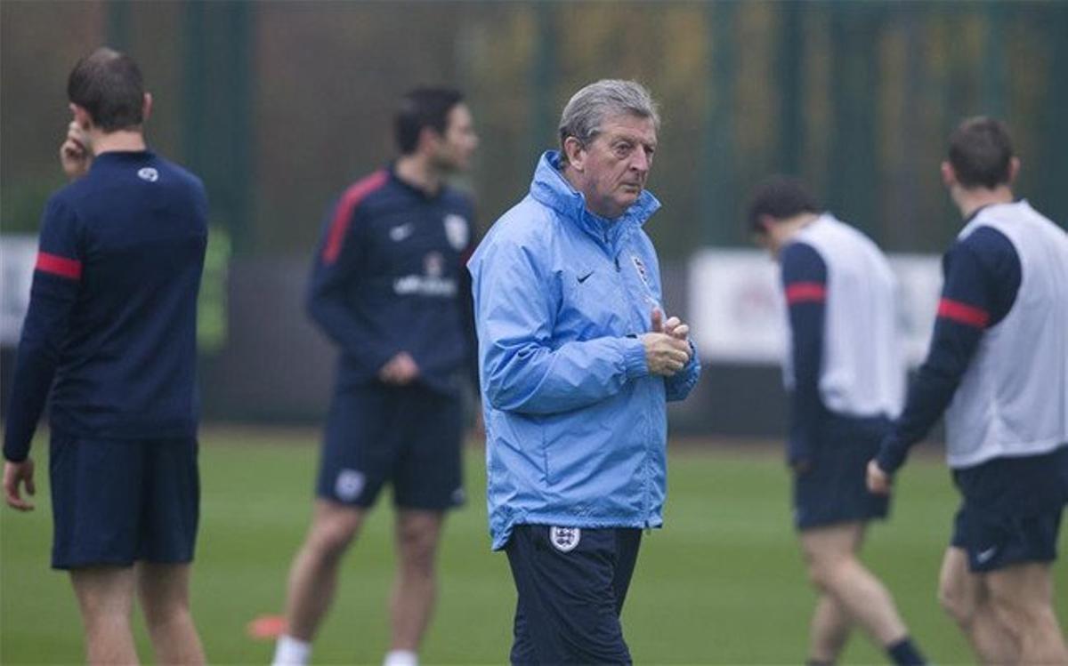 Hodgson, en un entrenamiento