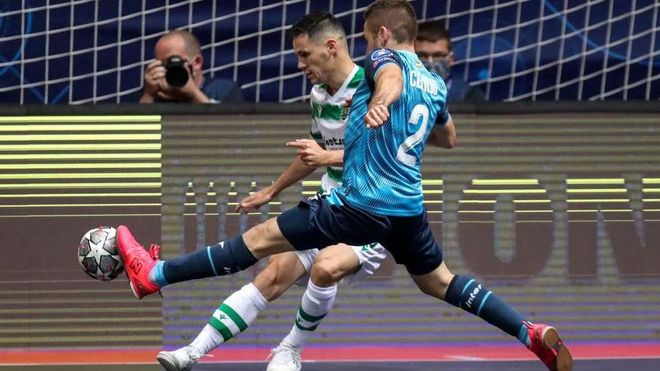 Inter cayó por 2-5 ante un gran Sporting Inter cayó por 2-5 ante un gran Sporting