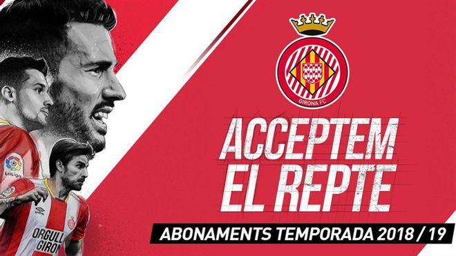 La nueva campaña de abonados del Girona FC se llama Aceptamos el reto La nueva campaña de abonados del Girona FC se llama Aceptamos el reto