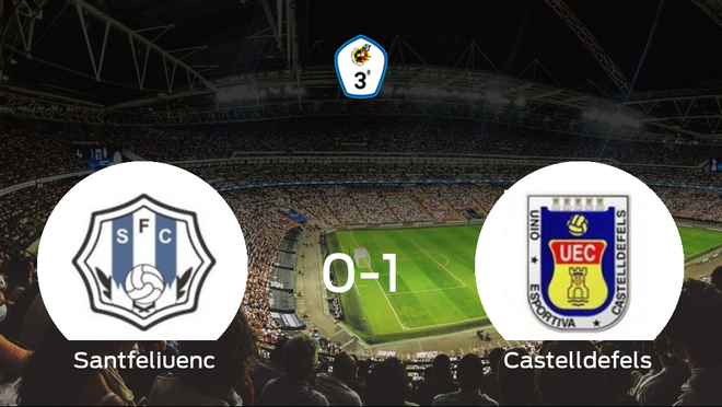 El Castelldefels suma tres puntos a su casillero frente al Santfeliuenc (0-1) El Castelldefels suma tres puntos a su casillero frente al Santfeliuenc (0-1)
