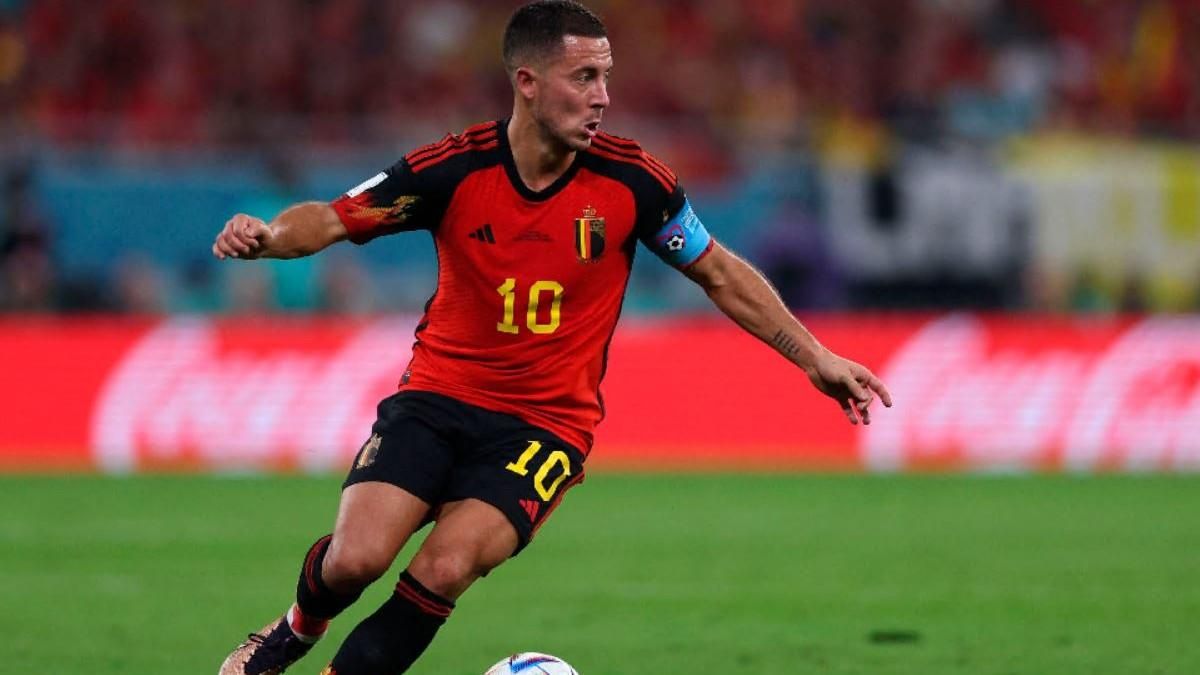 Eden Hazard durante su partido ante Canadá Eden Hazard durante su partido ante Canadá