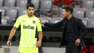 Luis Suárez, con Simeone Luis Suárez, con Simeone