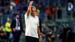 José Mourinho, entrenador de la Roma