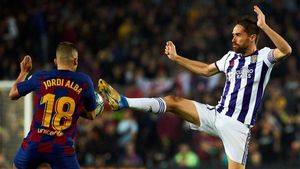 Jordi Alba acabó tocado Jordi Alba acabó tocado