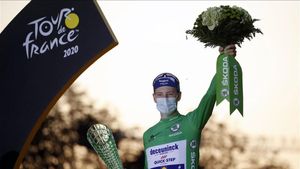 Sam Bennett maillot verde del Tour 2020 y ganador de la última etapa en París Sam Bennett maillot verde del Tour 2020 y ganador de la última etapa en París