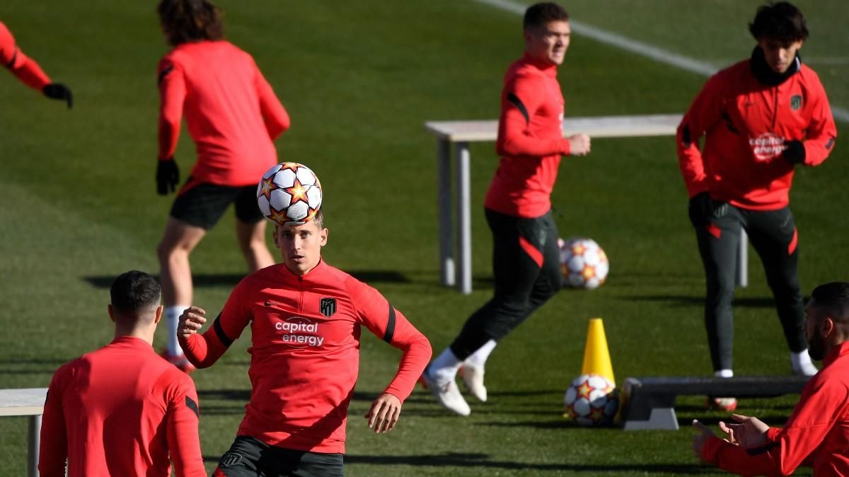 El Atlético se ejercitó este lunes en vistas a la final en Portugal El Atlético se ejercitó este lunes en vistas a la final en Portugal