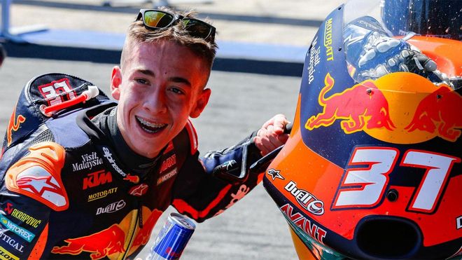 Pedro Acosta, líder de Moto3 y piloto revelación este año Pedro Acosta, líder de Moto3 y piloto revelación este año