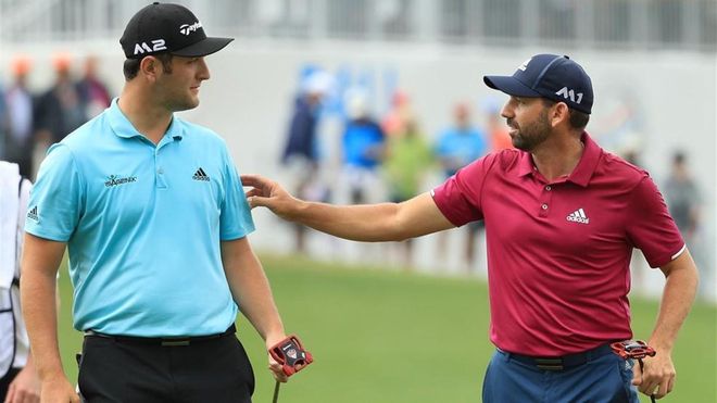 Jon Rahm y Sergio García mantienen una muy buena relación Jon Rahm y Sergio García mantienen una muy buena relación