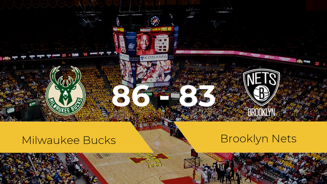 Victoria de Milwaukee Bucks ante Brooklyn Nets por 86-83 Victoria de Milwaukee Bucks ante Brooklyn Nets por 86-83