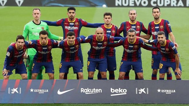 Un once del FC Barcelona de la temporada en curso (2020-21) Un once del FC Barcelona de la temporada en curso (2020-21)