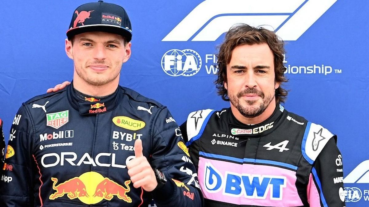 Verstappen y Alonso, dos campeones de distinta generación que se admiran Verstappen y Alonso, dos campeones de distinta generación que se admiran