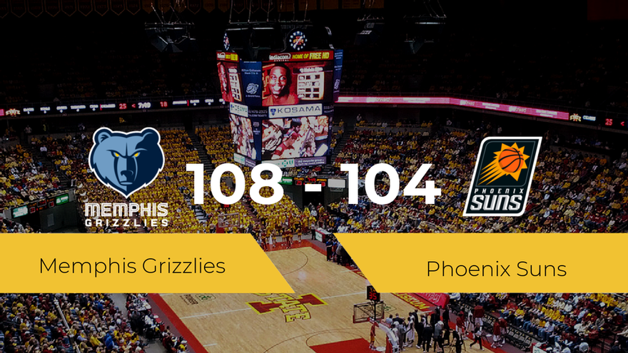 Memphis Grizzlies take victory against Phoenix Suns 108-104