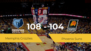 Memphis Grizzlies se lleva la victoria frente a Phoenix Suns por 108-104 Memphis Grizzlies se lleva la victoria frente a Phoenix Suns por 108-104