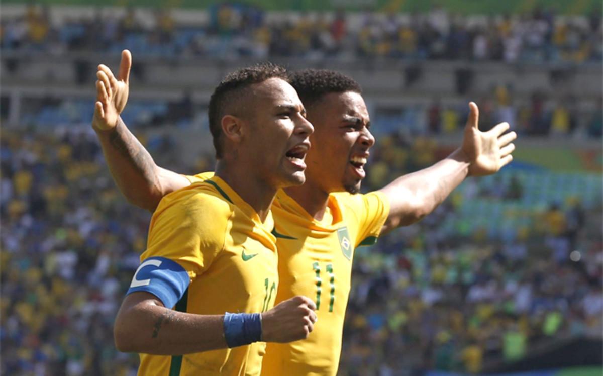 Neymar lideró a Brasil