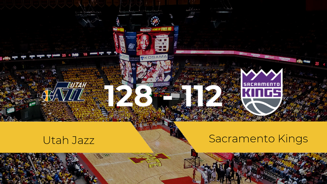 Utah Jazz se hace con la victoria contra Sacramento Kings por 128-112 Utah Jazz se hace con la victoria contra Sacramento Kings por 128-112