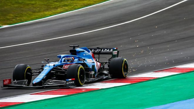 Alonso durante el GP de Portugal Alonso durante el GP de Portugal