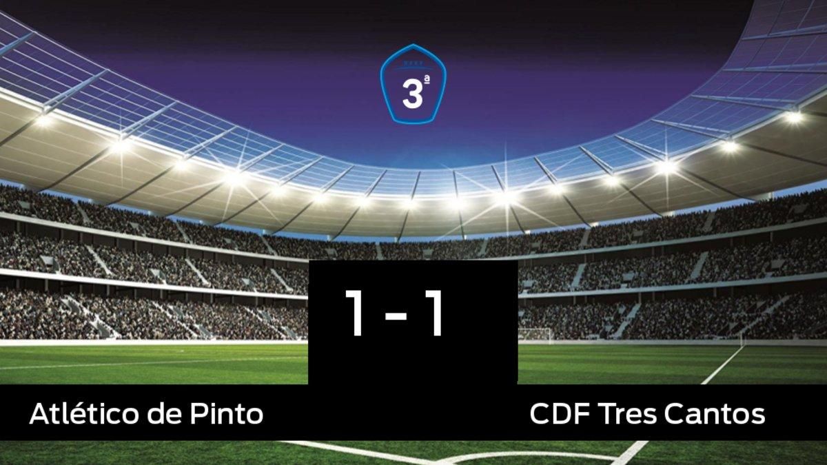El Atlético de Pinto no pudo conseguir la victoria ante el Tres Cantos (1-1) El Atlético de Pinto no pudo conseguir la victoria ante el Tres Cantos (1-1)