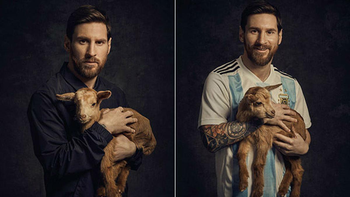 Messi protagoniza el nuevo anuncio de adidas con una cabra