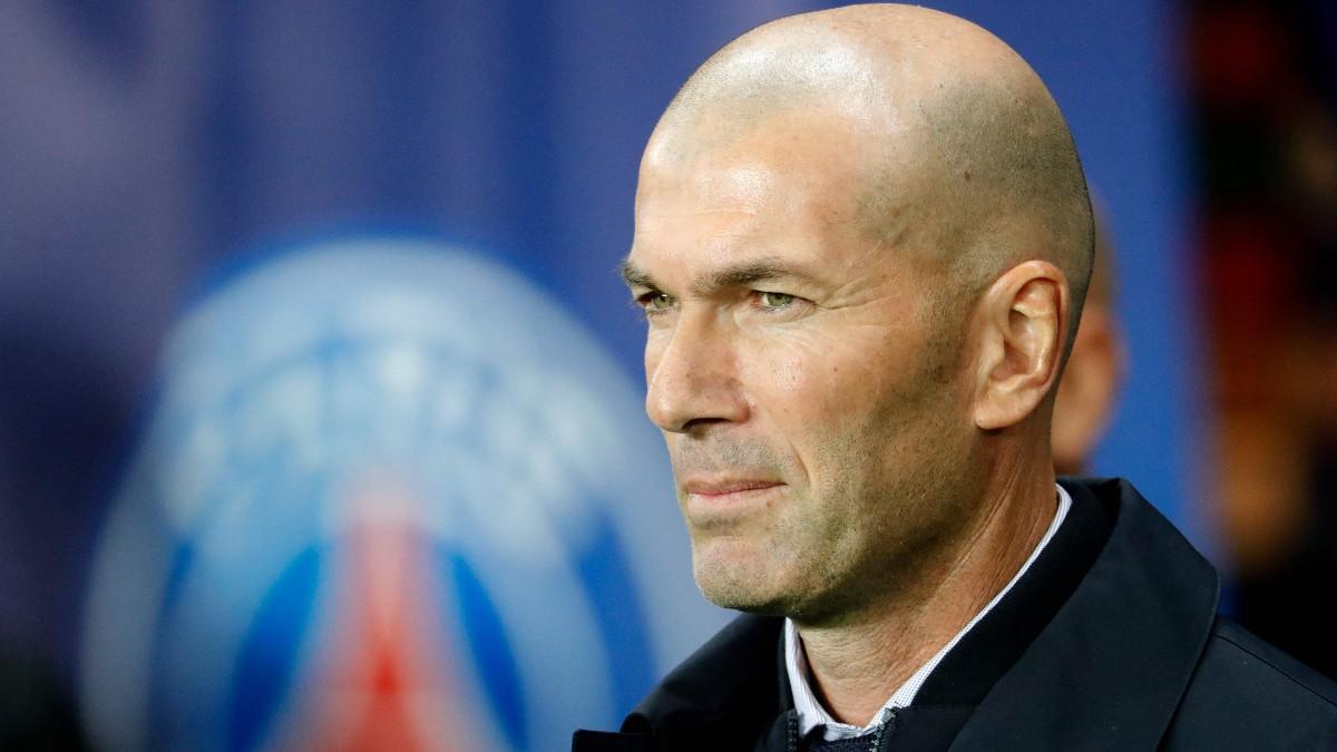 Zidane, antes de un partido contra el PSG