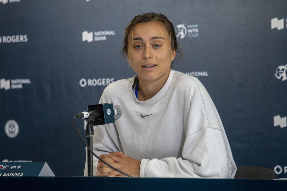 Rueda de prensa de la tenista española Paula Badosa