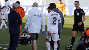 Carvajal volvió a lesionarse ante el Valencia Carvajal volvió a lesionarse ante el Valencia