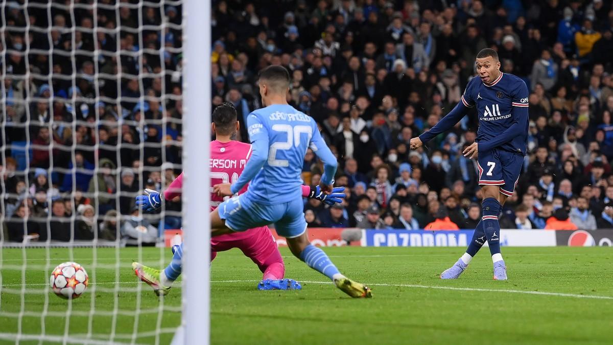 Manchester City - PSG: Mbappé abrió la lata del partido con este gol