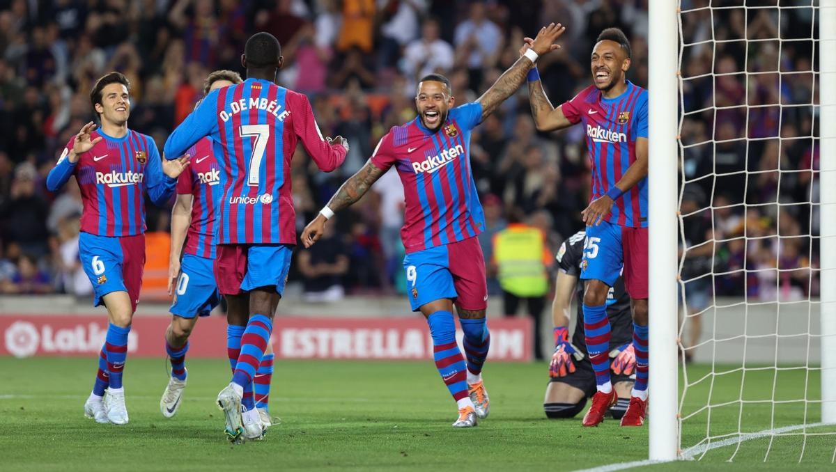 El Barça logró la victoria ante el Celta en el Camp Nou