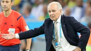 Sabella estuvo al frente de la selección argentina en el Mundial de Brasil Sabella estuvo al frente de la selección argentina en el Mundial de Brasil