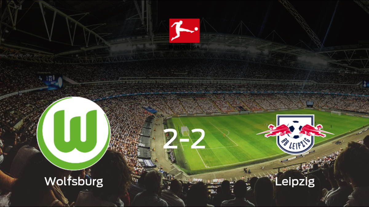 El RB Leipzig consigue un empate a dos frente al VfL Wolfsburg