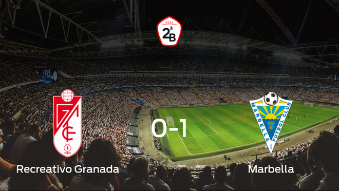 El Marbella gana en el Ciudad Deportiva del Granada CF al Recreativo Granada (0-1) El Marbella gana en el Ciudad Deportiva del Granada CF al Recreativo Granada (0-1)