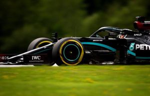 El Mercedes de Hamilton, líder del Mundial tras cinco citas. El Mercedes de Hamilton, líder del Mundial tras cinco citas.