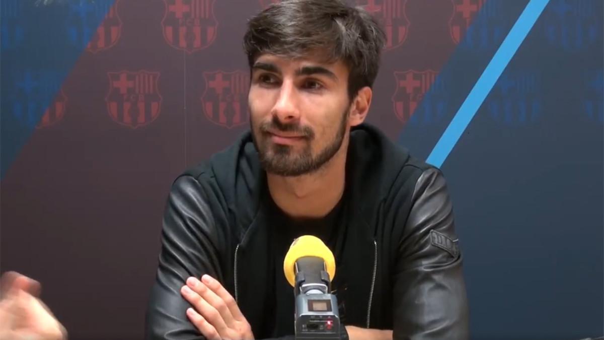 André Gomes es consciente de que el Barça es otra historia