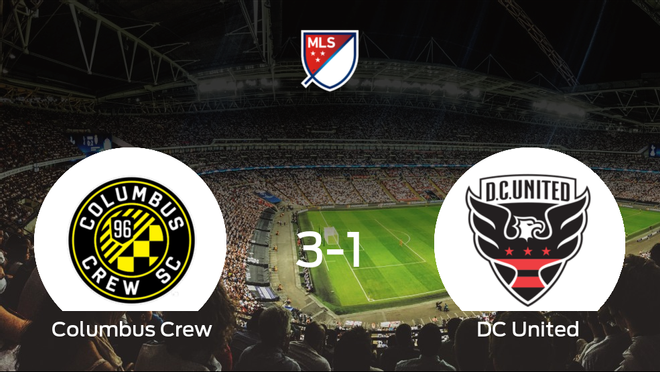 El Columbus Crew gana al DC United por 3-1 El Columbus Crew gana al DC United por 3-1