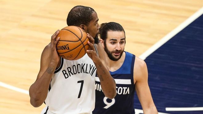 Kevint durant ante Ricky Rubio Kevint durant ante Ricky Rubio