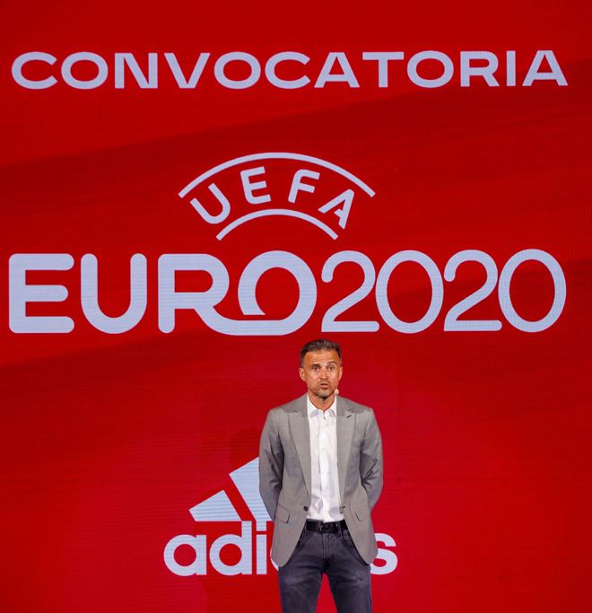 Luis Enrique, en la presentación de la lista de la Eurocopa Luis Enrique, en la presentación de la lista de la Eurocopa