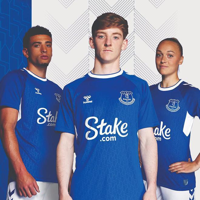 La camiseta del Everton para la temporada 2022/23