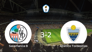 Los tres puntos se quedan en casa: Salamanca CF B 3-2 Atlético Tordesillas Los tres puntos se quedan en casa: Salamanca CF B 3-2 Atlético Tordesillas