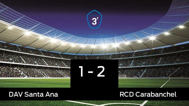 El RCarabanchel derrotó al Santa Ana por 1-2 El RCarabanchel derrotó al Santa Ana por 1-2