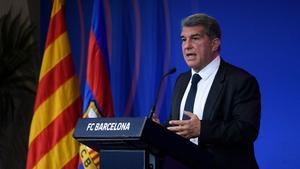 Laporta asegura que la renovación de Messi está encaminada