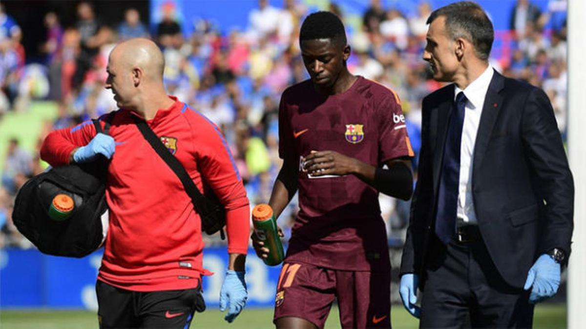 LALIGA | Getafe-Barça (1-2): Así fue la lesión de Dembélé