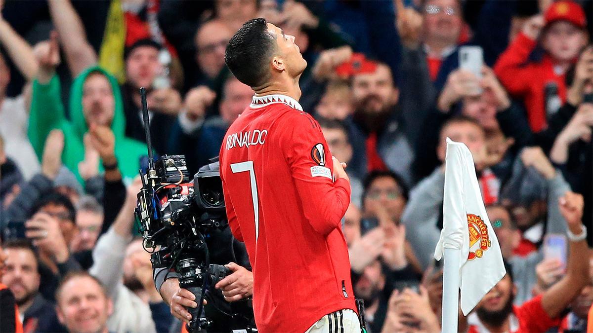 Manchester United - Sheriff: El gol de Cristiano Ronaldo