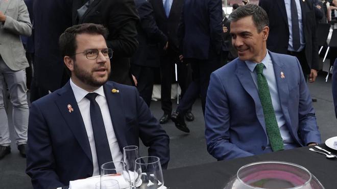 Sánchez y Aragonès se reúnen tras el escándalo del espionaje de Pegasus