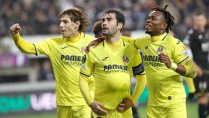 El partido de ida entre el Villarreal y el Anderlecht terminó en empate a un gol