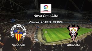 Jornada 27 de la Segunda División: previa del encuentro Sabadell - Albacete Jornada 27 de la Segunda División: previa del encuentro Sabadell - Albacete