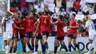 España debutó con triunfo ante Finlandia