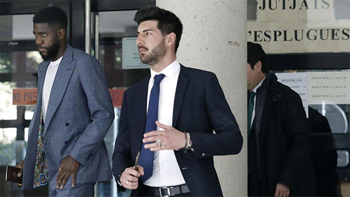 Umtiti declara ante juez acusado de destrozar una casa alquilada en Esplugues de Llobregat