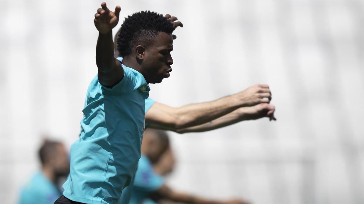 Vinicius Jr. ejercitándose con la selección brasileña Vinicius Jr. ejercitándose con la selección brasileña