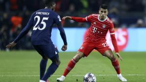 Joao Cancelo, en un partido con el Bayern