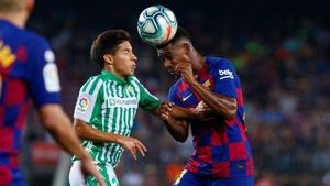 Lainez jugando contra el Barça5 Lainez jugando contra el Barça5